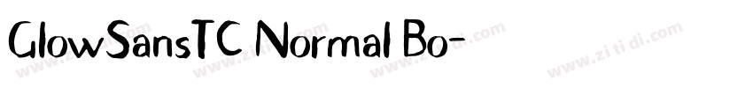 GlowSansTC Normal Bo字体转换 GlowSansTC Normal Bo字体转换